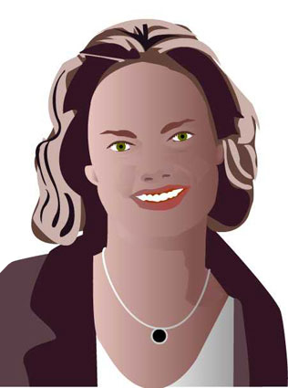 Illustration of Karen McCullough by Karen McCullough