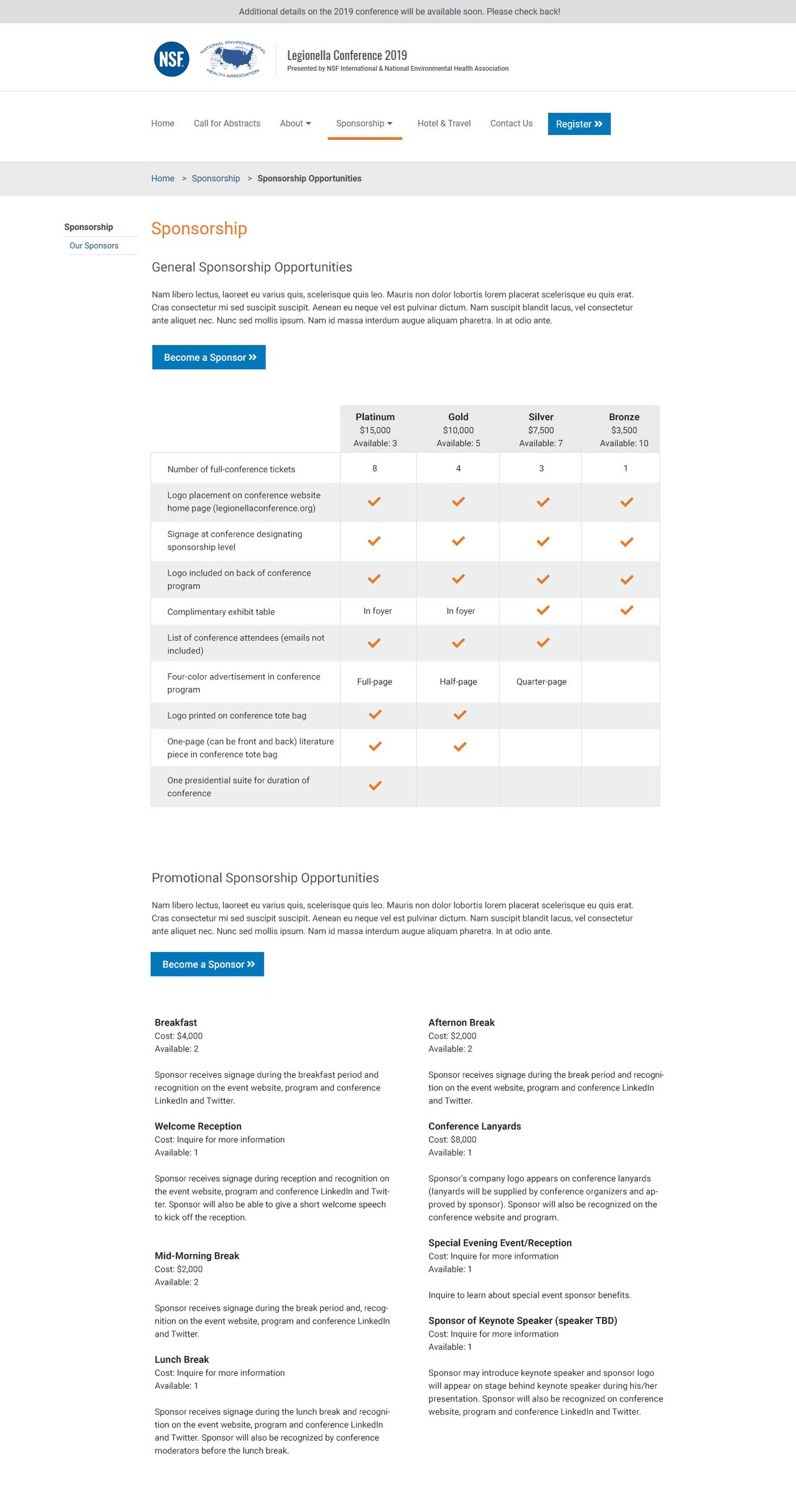 Legionella Conference Sponsorhsip Mockup - Option 2